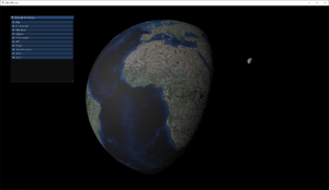 Rocky / SilverLining integration from space
