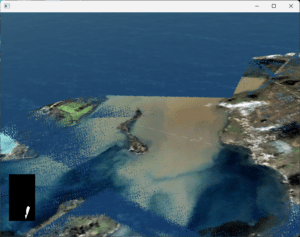 z-fighting artifacts resulting from coplanar water and terrain